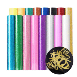 Glitter Heat Transfer Vinyl – Sparkle Iron-On Vinyl for T-Shirts & Crafts