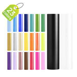 Matte Premium Vinyl – Removable / Permanent Adhesive Craft Vinyl for Cricut & DIY Projects