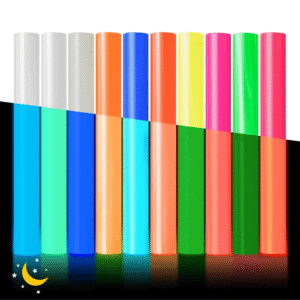 Glow in the Dark Heat Transfer Vinyl – Luminous Iron-On for Custom Apparel