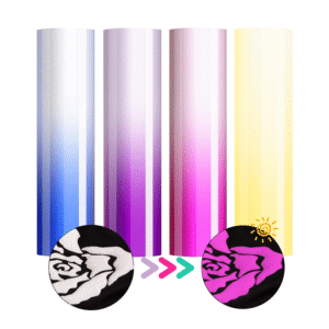 UV Color Changing Puff Heat Transfer Vinyl – 3D Effect with Sunlight Activation