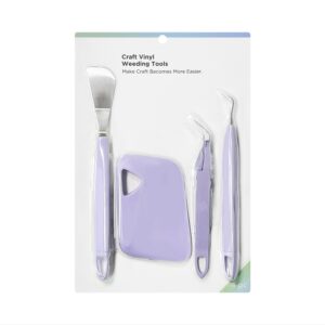 4-in-1 Vinyl Craft Tool Set – Essential DIY Tools for Cricut, HTV & Adhesive Vinyl Projects