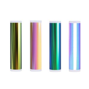 Holographic Adhesive Vinyl – Iridescent Permanent Craft Film for Decals & DIY Projects